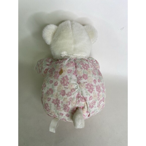 Carters Prestige Plush Bunny Rabbit Rattle Pink Velour  Carters Prestige Toy White Bear Pink Floral Pajamas Stuffed Plush Bunny Slippers